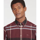 Barbour Dunoon Mens Tailored Shirt - Winter Red - William Powell