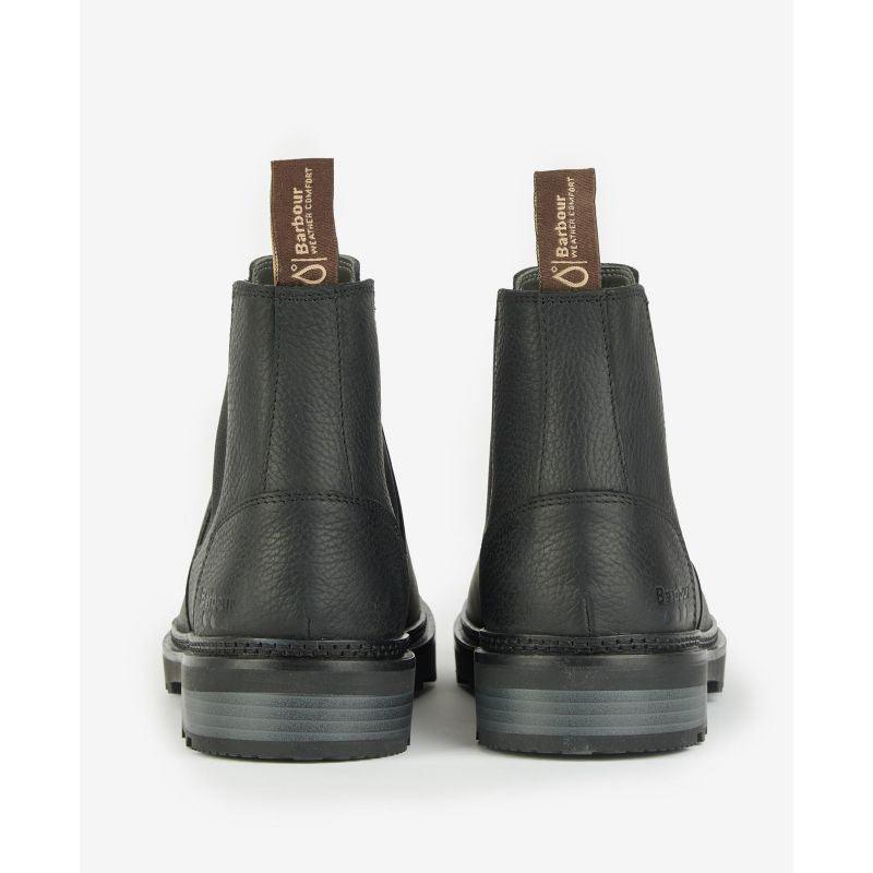 Barbour Ellison Ladies Leather Chelsea Boots - Black - William Powell