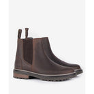 Barbour Ellison Ladies Leather Chelsea Boots - Dark Brown - William Powell