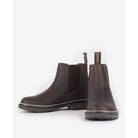 Barbour Ellison Ladies Leather Chelsea Boots - Dark Brown - William Powell