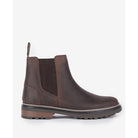 Barbour Ellison Ladies Leather Chelsea Boots - Dark Brown - William Powell