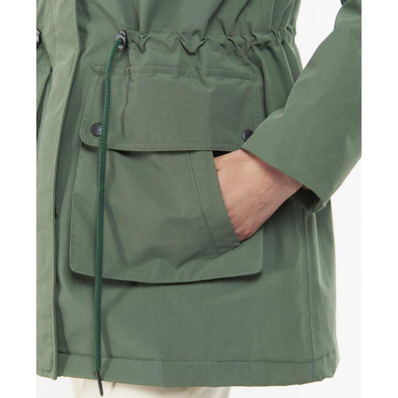 Barbour Ellison Ladies Waterproof Jacket - Alchemy Green - William Powell