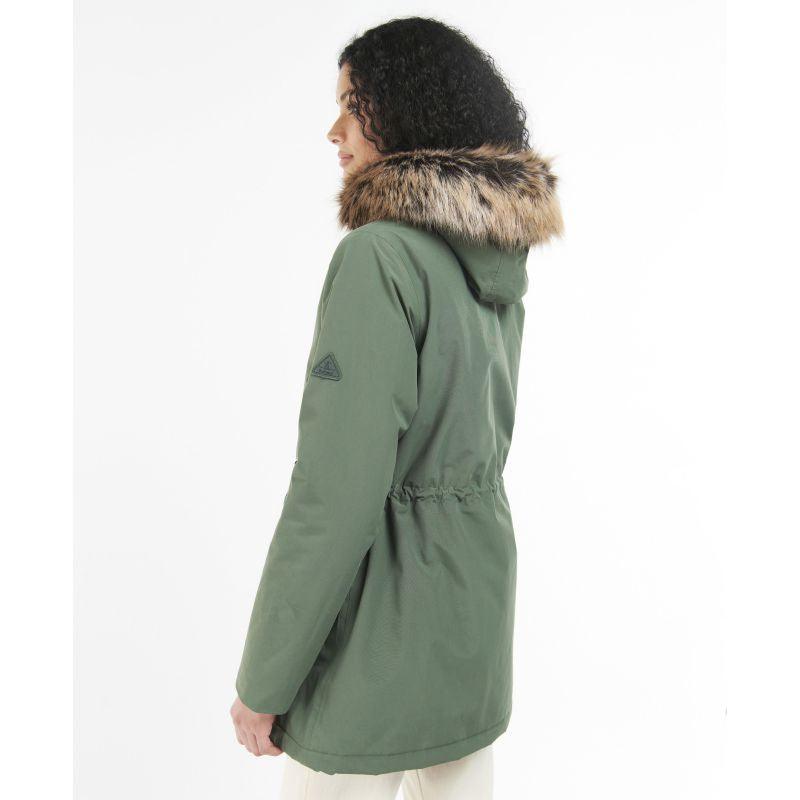 Barbour Ellison Ladies Waterproof Jacket - Alchemy Green - William Powell