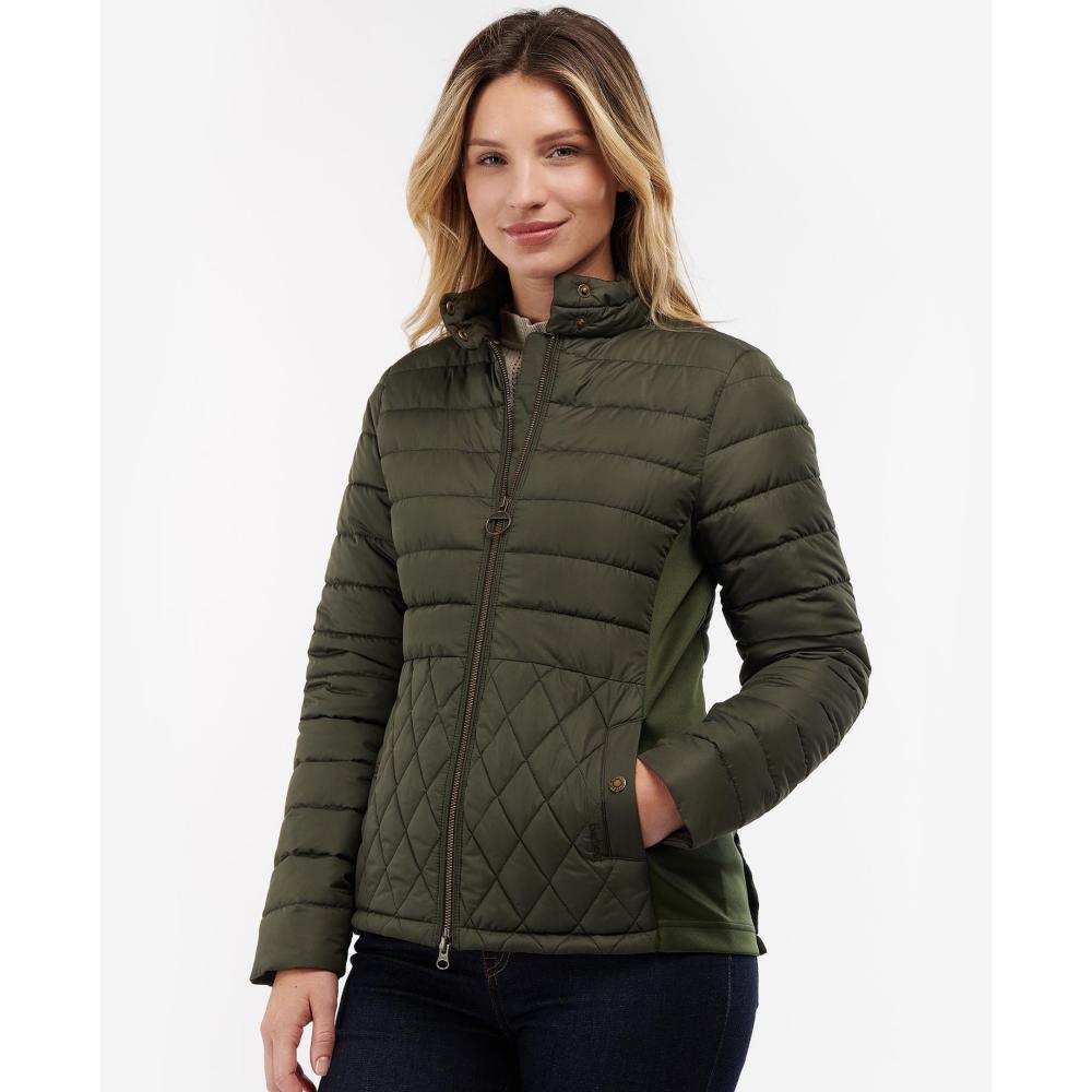 Barbour Esme Ladies Quilted Jacket - Olive - William Powell