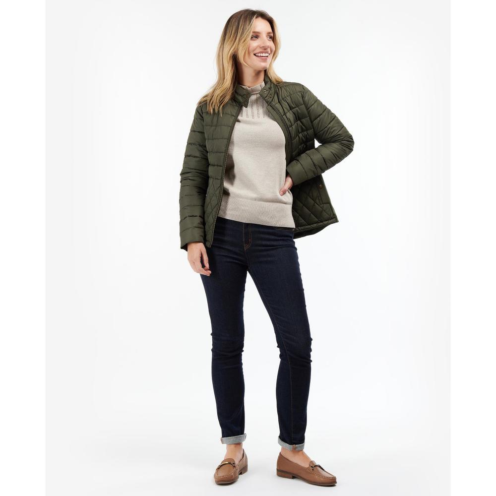 Barbour Esme Ladies Quilted Jacket - Olive - William Powell