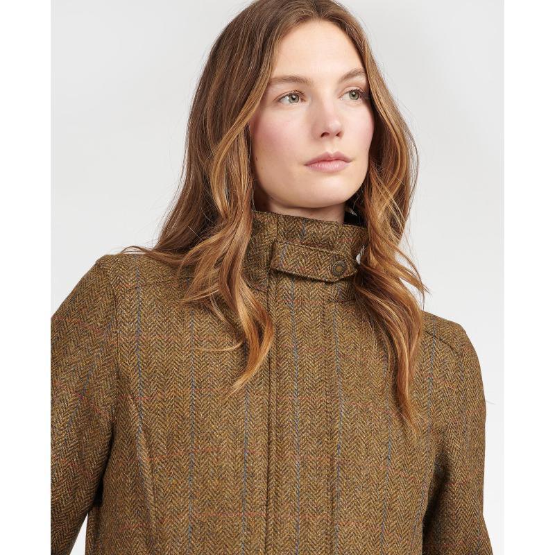 Barbour Fairfield Ladies Wool Tweed Jacket - Honey Mustard - William Powell