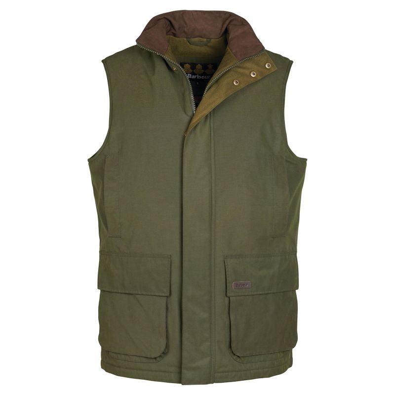 Barbour Farringdon Mens Thermore Gilet - Olive - William Powell