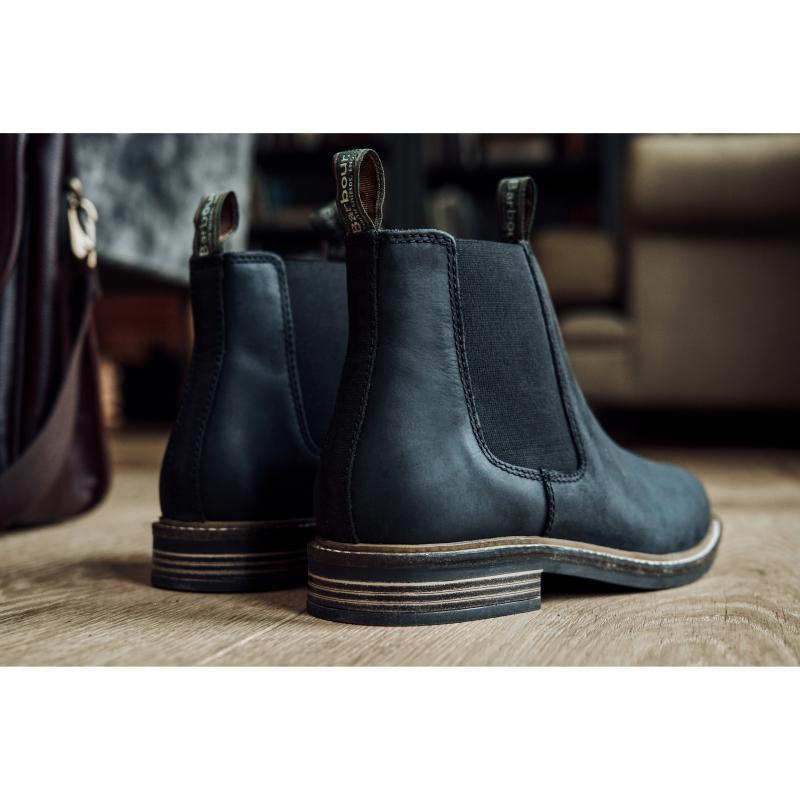 Barbour Farsley Mens Chelsea Boot - Black - William Powell