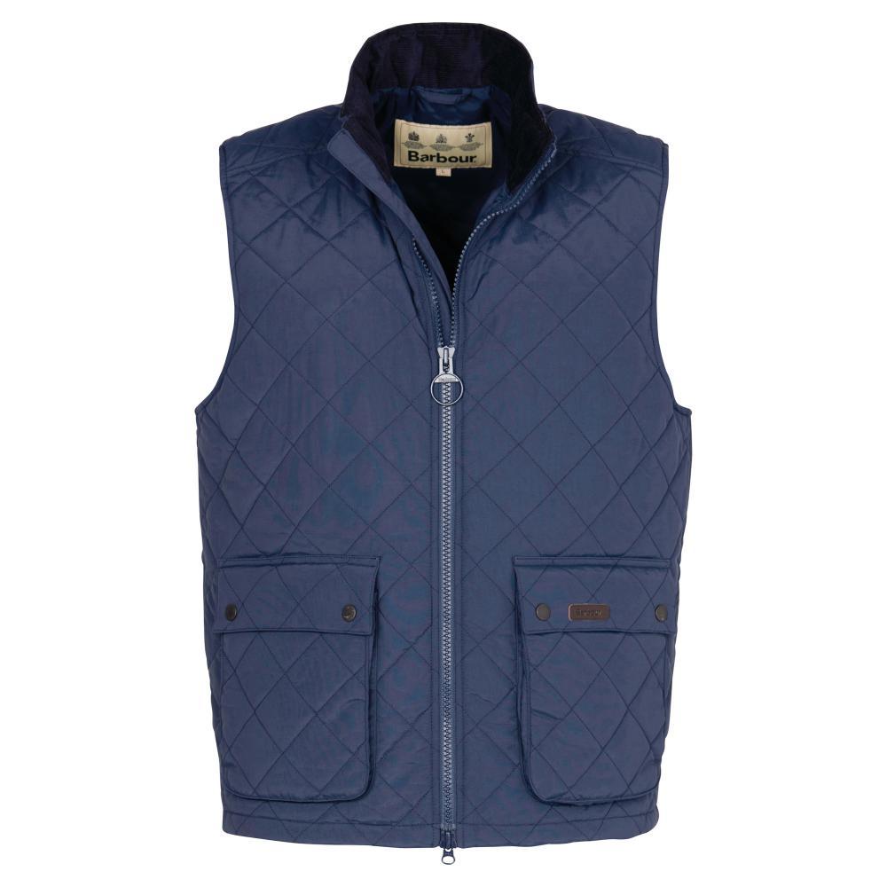 Barbour Fernwood Mens Quilted Gilet - Navy - William Powell