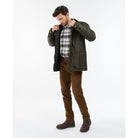 Barbour Findon Mens Wax Jacket - Archive Olive - William Powell