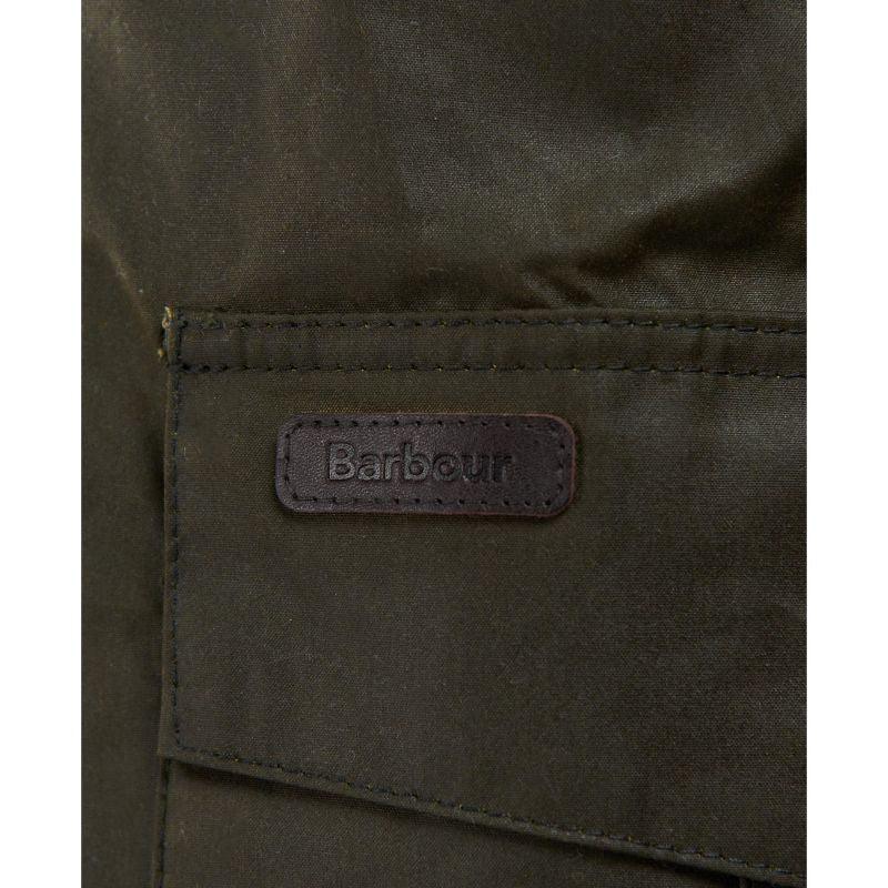 Barbour Findon Mens Wax Jacket - Archive Olive - William Powell