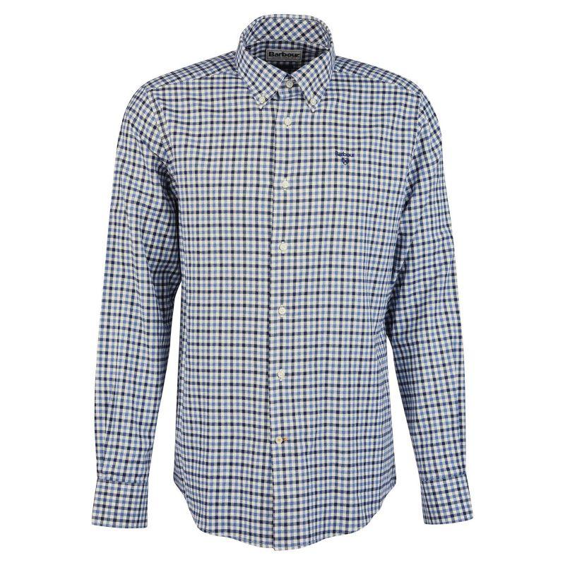 Barbour Finkle Mens Tailored Shirt - Navy - William Powell