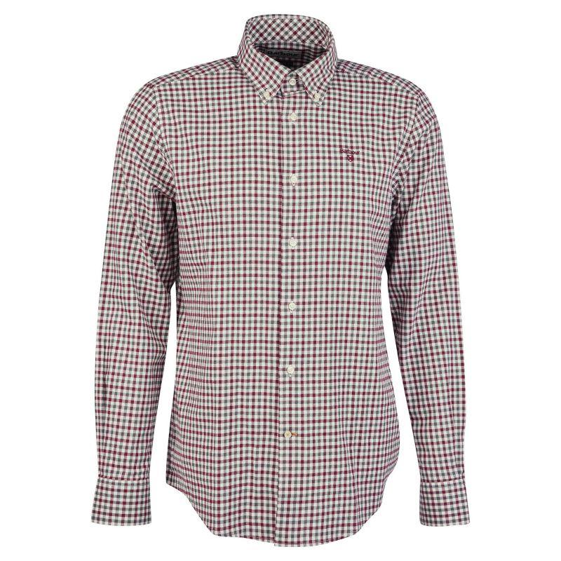 Barbour Finkle Mens Tailored Shirt - Port - William Powell