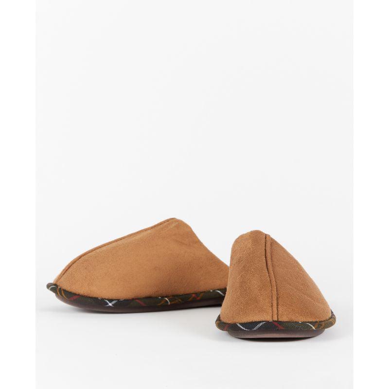 Barbour Foley Mens Suede Slipper - Camel - William Powell