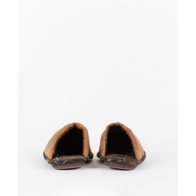 Barbour Foley Mens Suede Slipper - Camel - William Powell