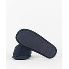 Barbour Foley Mens Suede Slipper - Navy - William Powell