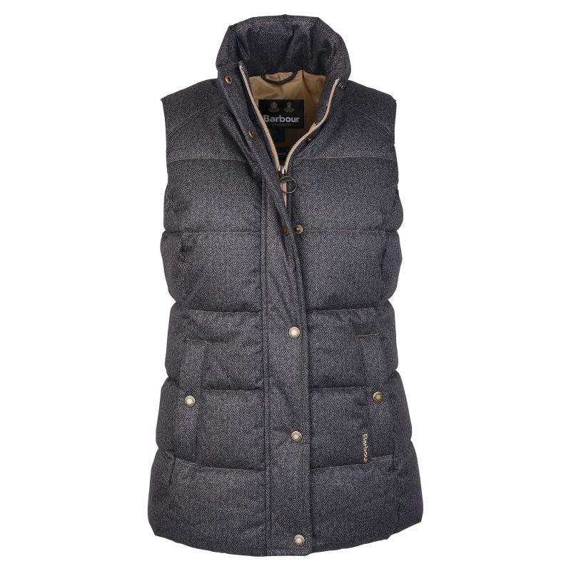 Barbour Foxglove Ladies Baffle Gilet - Hessian - William Powell