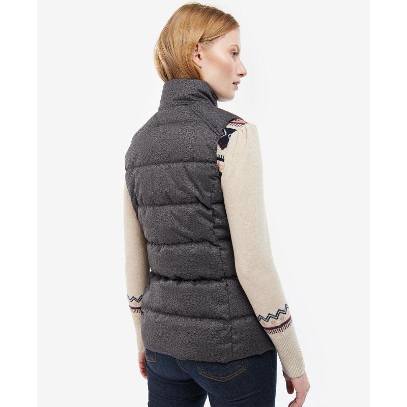 Barbour Foxglove Ladies Baffle Gilet - Hessian - William Powell