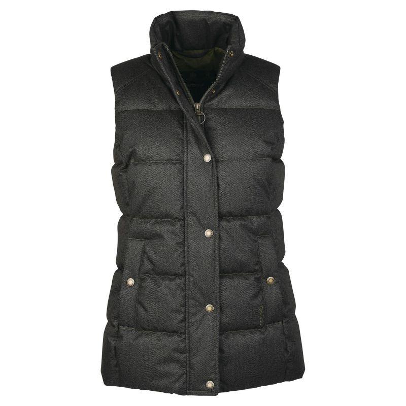 Barbour Foxglove Ladies Baffle Gilet - Olive - William Powell