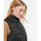 Barbour Foxglove Ladies Baffle Gilet - Olive - William Powell