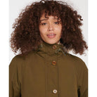 Barbour Foxton Ladies Waterproof Jacket - Nori Green/Dusky Green - William Powell