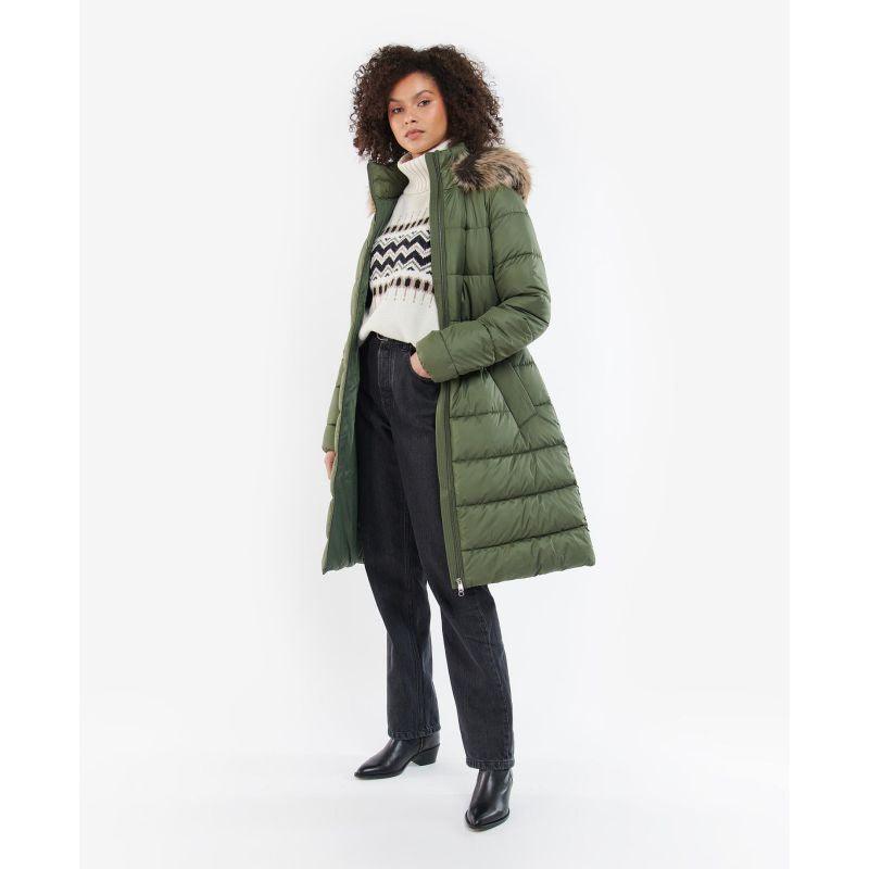 Barbour Francesca Ladies Quilted Jacket - Winterpine/Mono Tartan - William Powell