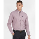 Barbour Gingham 23 Mens Tailored Fit Shirt - Red - William Powell