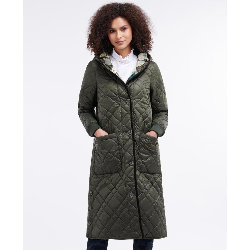 Barbour Grimsthorpe Ladies Quilted Coat - Sage/Ancient - William Powell