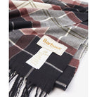 Barbour Hailes Ladies Tartan Wrap Scarf - Midnight Berry - William Powell