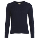 Barbour Hampton Ladies Knit - Navy - William Powell