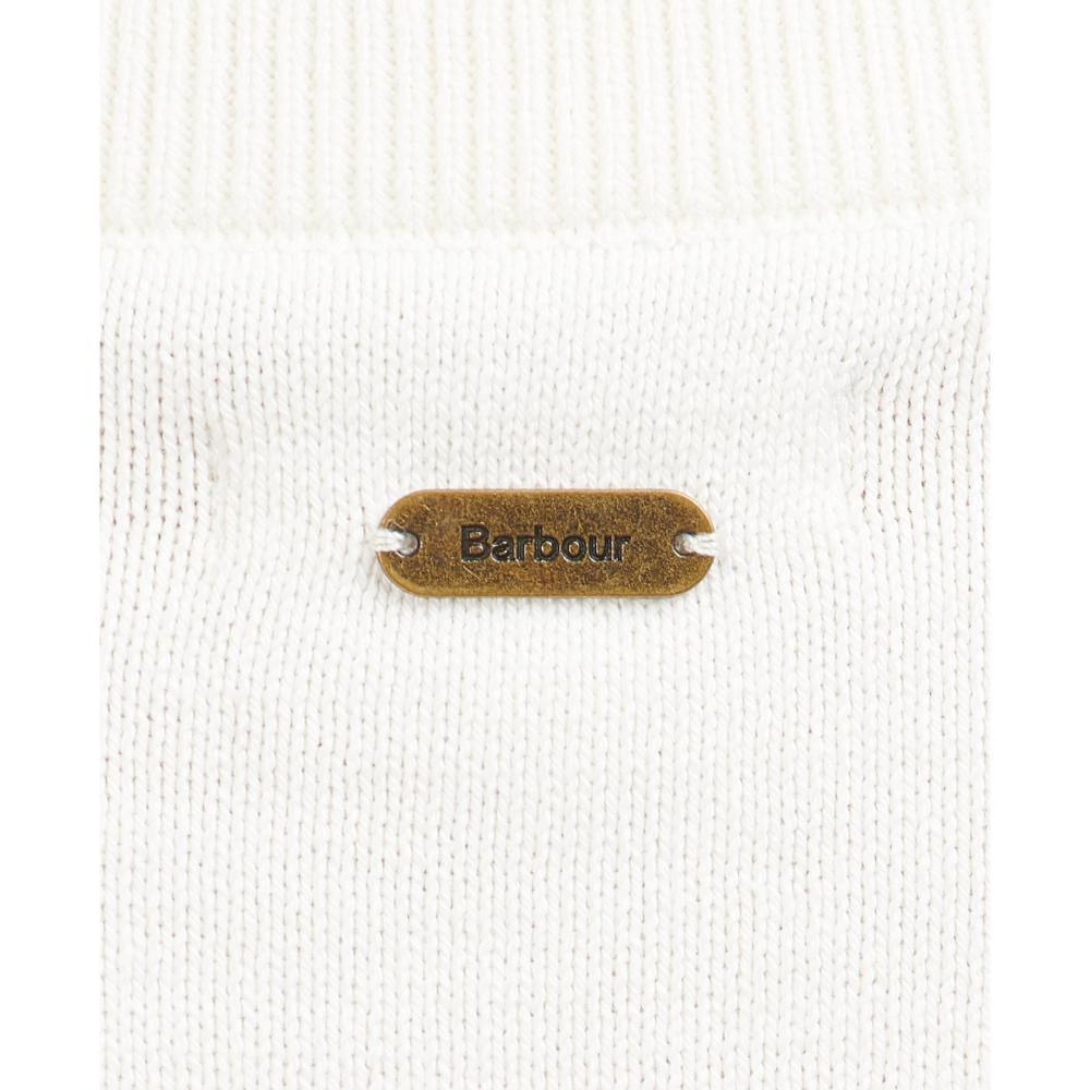 Barbour Hampton Ladies Knit - Off White - William Powell