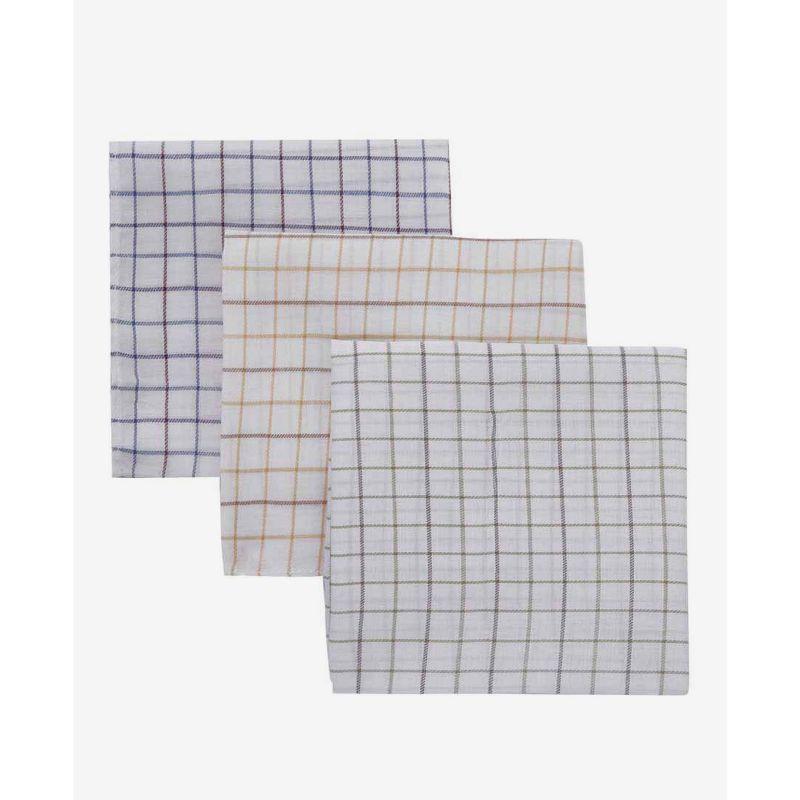 Barbour Handkerchief Pack (Box of 3) - Tattersall - William Powell
