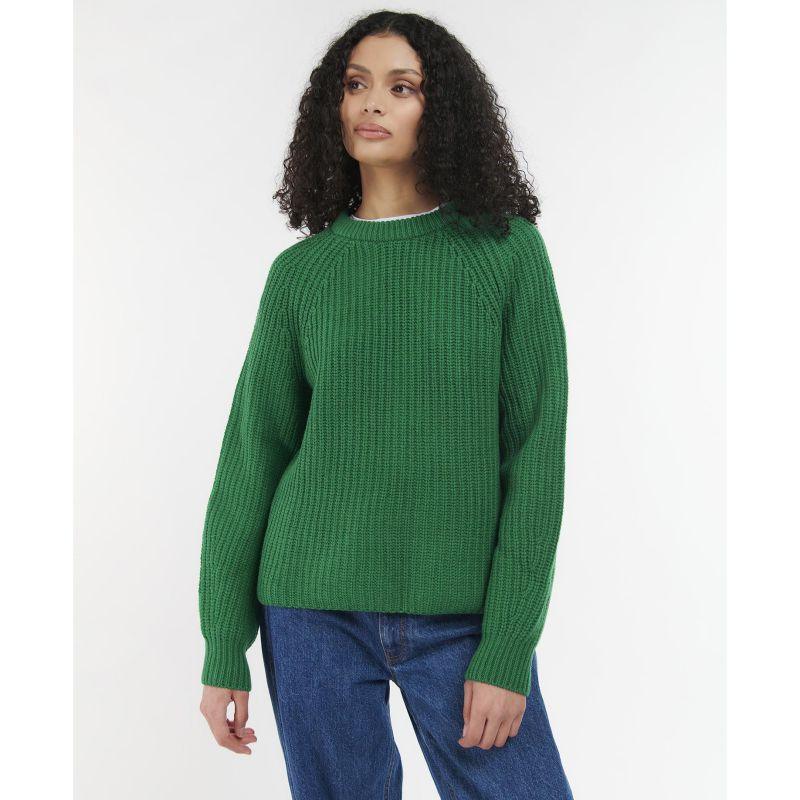 Barbour Hartley Ladies Knit - Glade Green - William Powell