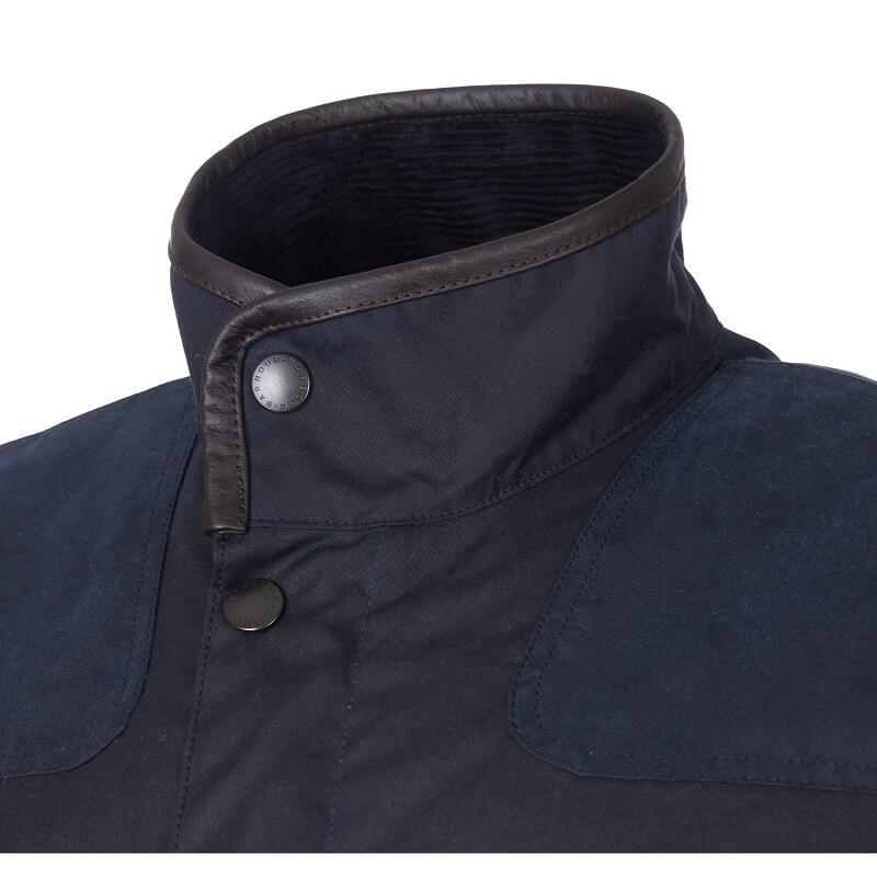 Barbour Hartlington Mens Wax Jacket - Navy - William Powell