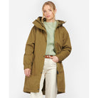 Barbour Hauxley Ladies Waterproof Jacket - Nori Green/Dusky Green - William Powell