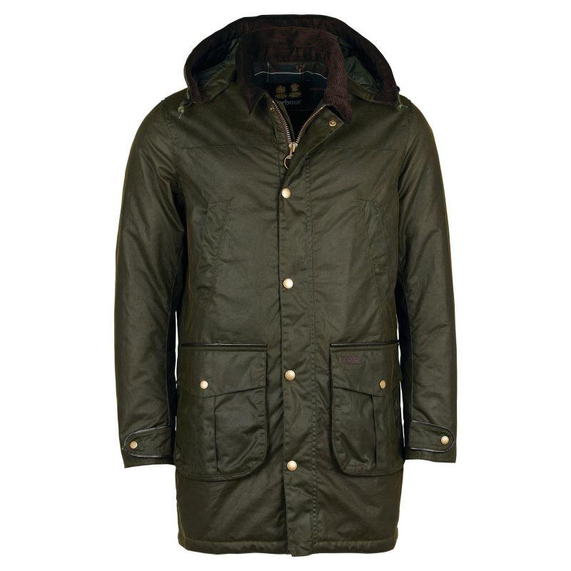 Barbour Hawthorn Mens Wax Jacket - Archive Olive - William Powell