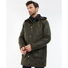 Barbour Hawthorn Mens Wax Jacket - Archive Olive - William Powell