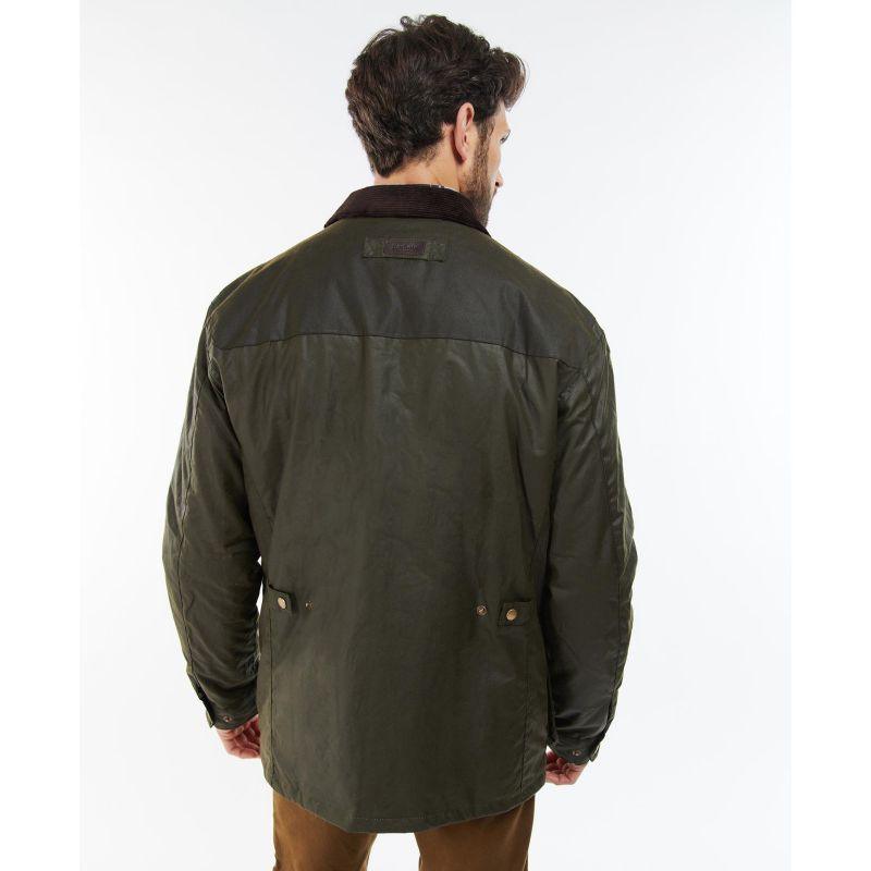 Barbour Hawthorn Mens Wax Jacket - Archive Olive - William Powell