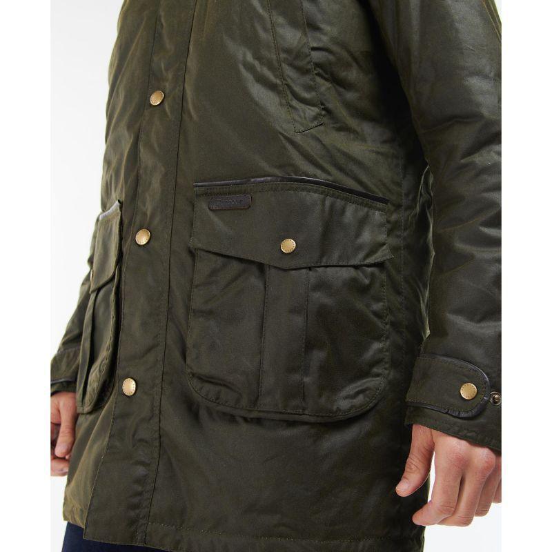 Barbour Hawthorn Mens Wax Jacket - Archive Olive - William Powell