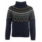 Barbour Hebden Ladies Knit - Navy - William Powell