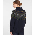 Barbour Hebden Ladies Knit - Navy - William Powell