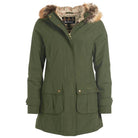 Barbour Hebden Ladies Waterproof Jacket - Olive/Classic - William Powell