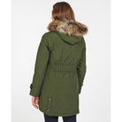 Barbour Hebden Ladies Waterproof Jacket - Olive/Classic - William Powell