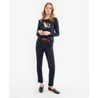 Barbour Hedley Ladies Long Sleeve Tee - Navy - William Powell