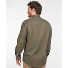 Barbour Henderson Thermo Weave Mens Shirt - Olive - William Powell