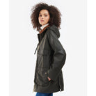 Barbour Highclere Ladies Wax Jacket - Olive - William Powell