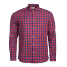 Barbour Highland Check 35 Mens Tailored Shirt - Red - William Powell