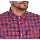 Barbour Highland Check 35 Mens Tailored Shirt - Red - William Powell