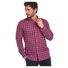 Barbour Highland Check 35 Mens Tailored Shirt - Red - William Powell