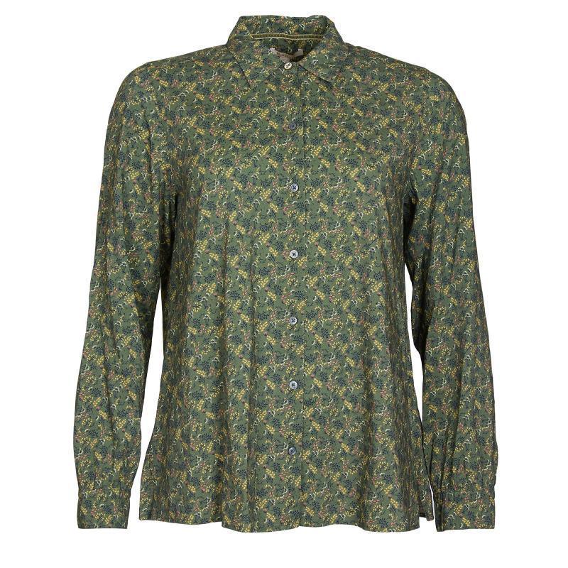 Barbour Hindscarth Ladies Shirt - Sage Print - William Powell
